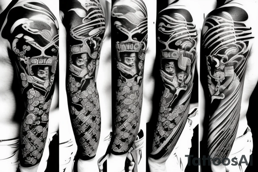 katana japanese samurai tattoo idea