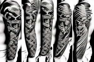 katana japanese samurai tattoo idea