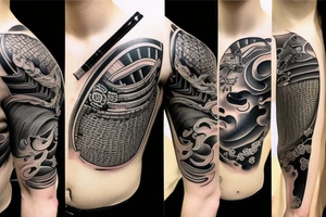 katana japanese samurai tattoo idea