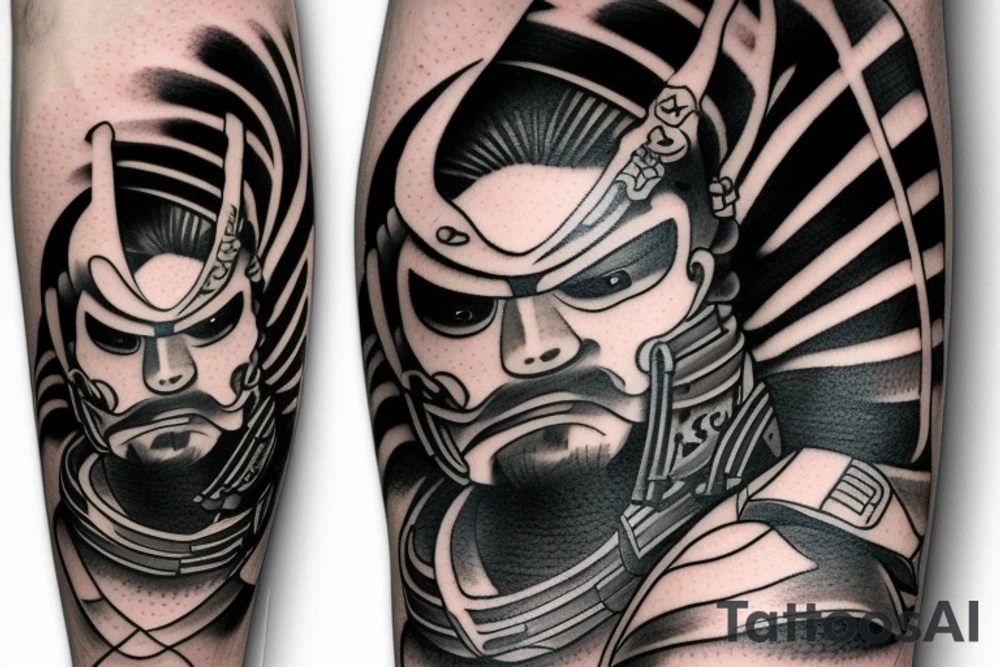 katana japanese samurai tattoo idea