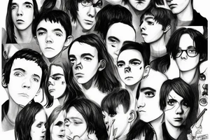 Asa Butterfield's face tattoo idea