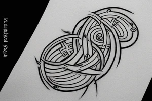 small sketch for tatoo ancient symbol means freedom and ability see what others cannot Cypher names Oleksii iryna and artem

Make it minimalist tattoo idea