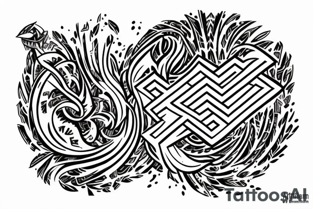 small sketch for tatoo means freedom and ability see what others cannot Cypher names Oleksii iryna and artem

Make it minimalist tattoo idea