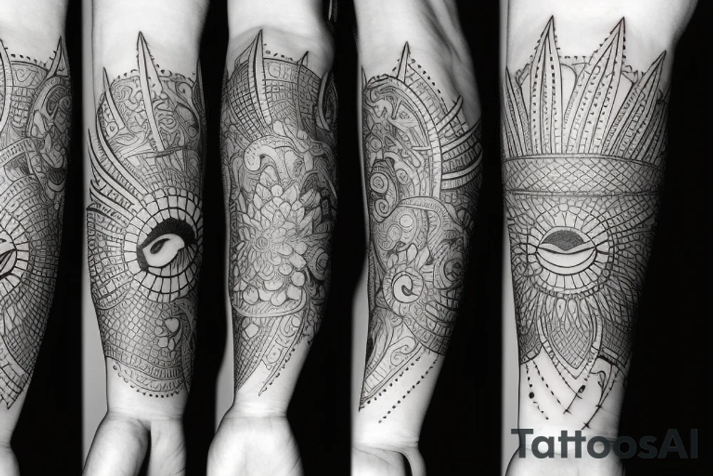 sun
forearm tattoo idea