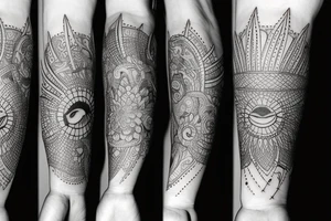 sun
forearm tattoo idea