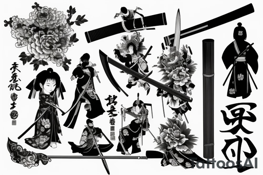 katana tattoo idea