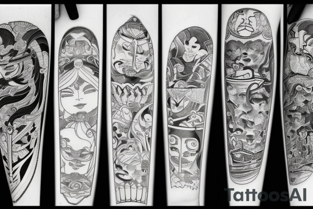 katana tattoo idea