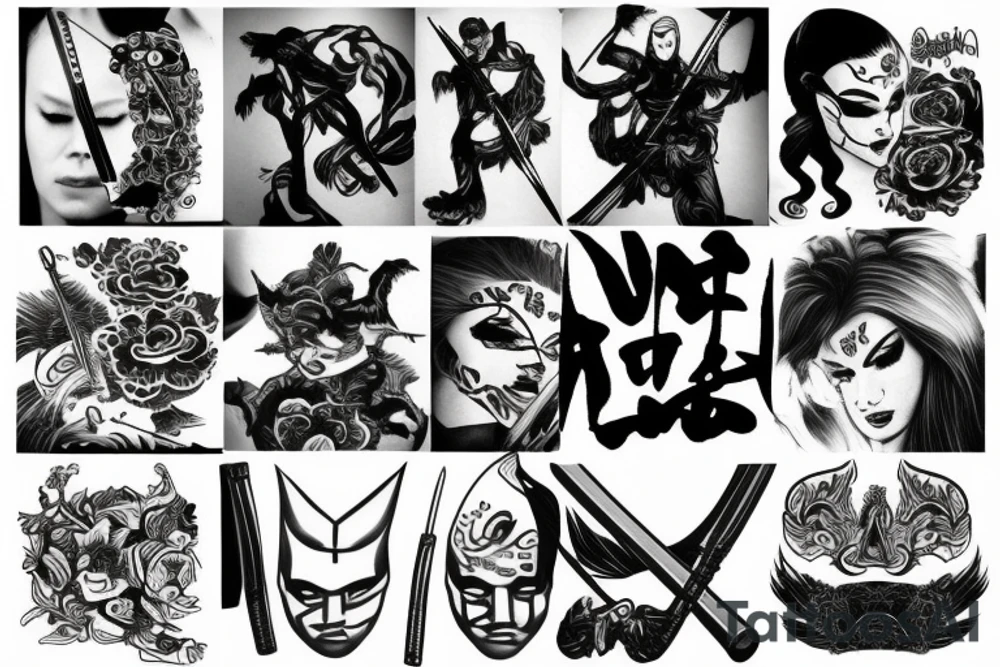katana tattoo idea