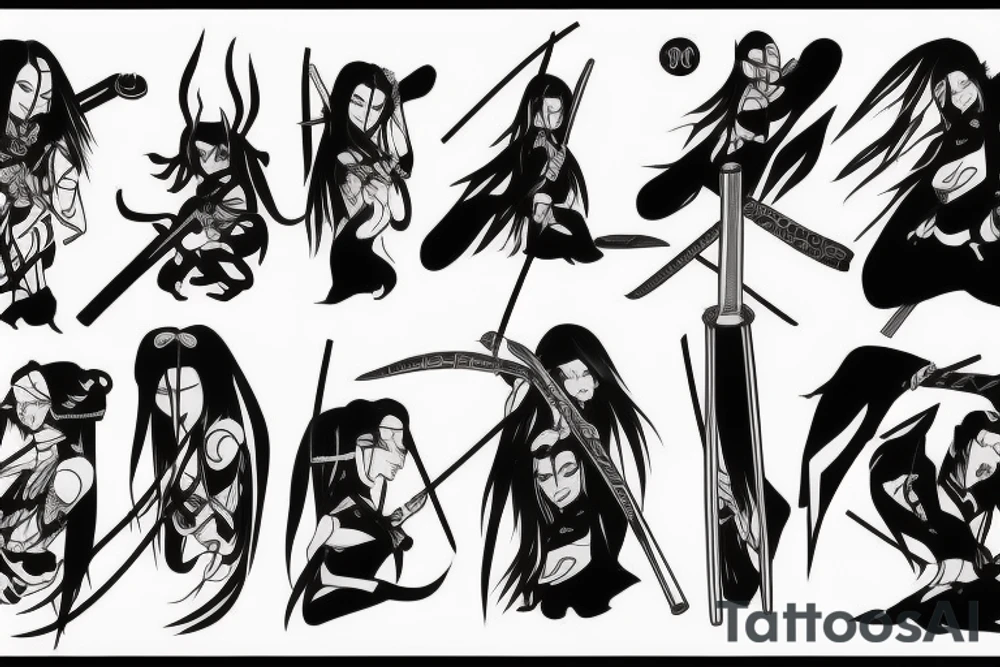 katana akatsuki tattoo idea