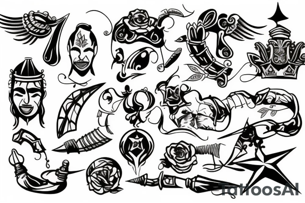 gladiator mercury tattoo idea