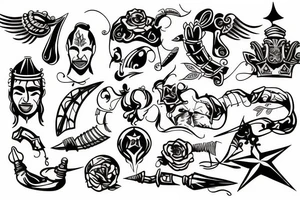 gladiator mercury tattoo idea