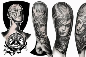 gladiator mercury tattoo idea