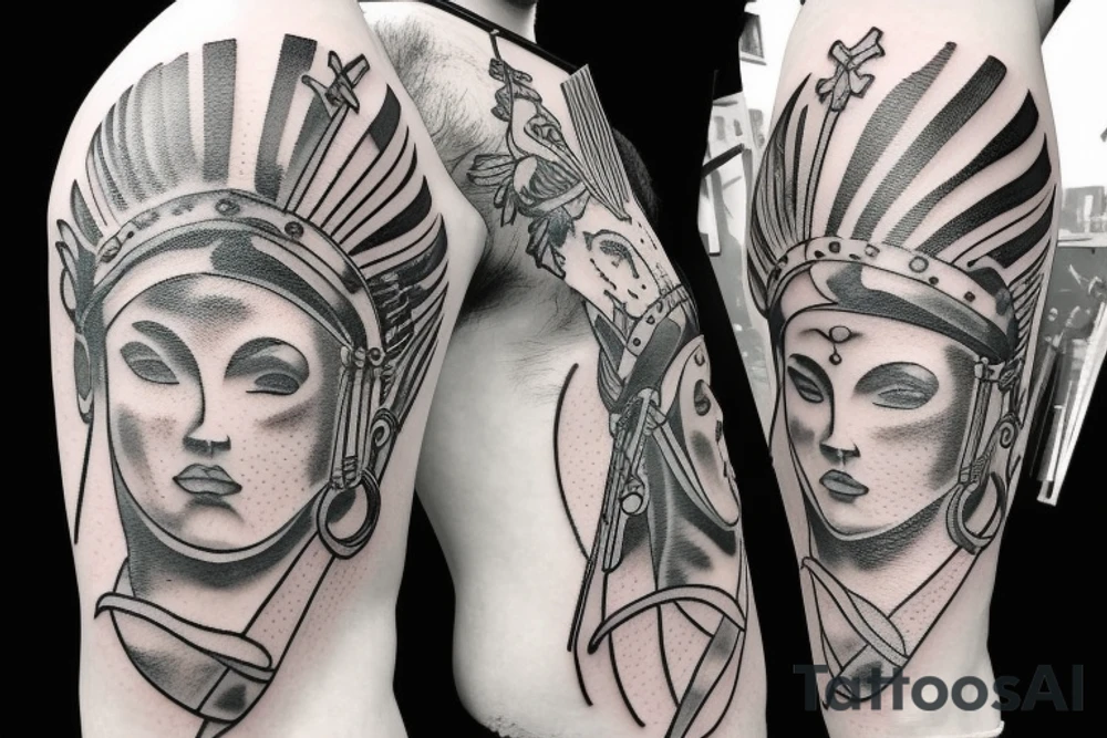 gladiator mercury tattoo idea