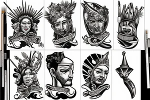 gladiator mercury tattoo idea