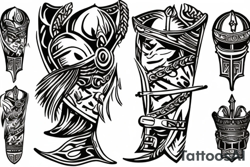 gladiator mercury tattoo idea