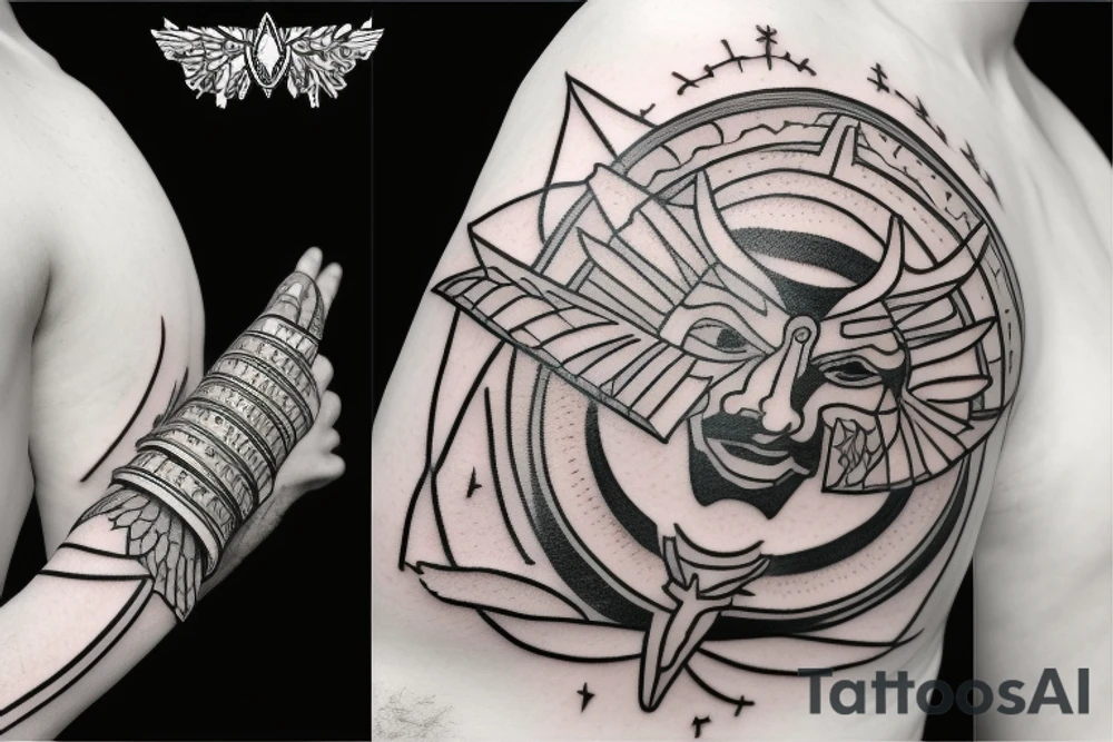gladiator mercury tattoo idea