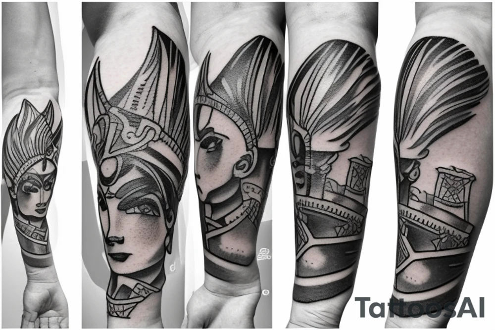 gladiator mercury (fore arm) tattoo idea