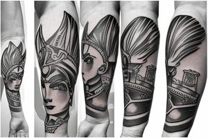 gladiator mercury (fore arm) tattoo idea