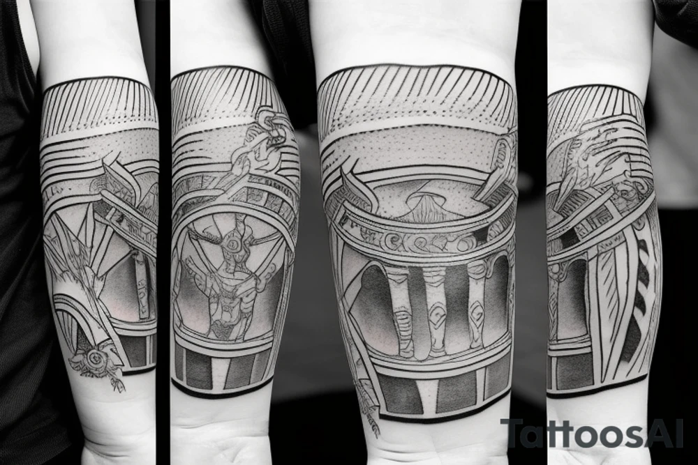 gladiator mercury (forearm) tattoo idea