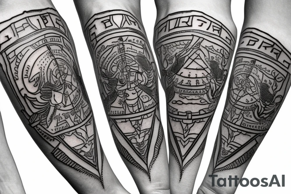gladiator mercury (forearm) tattoo idea