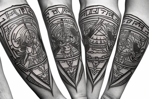 gladiator mercury (forearm) tattoo idea