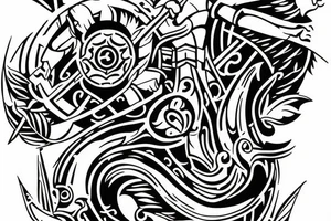 gladiator mercury (forearm) tattoo idea