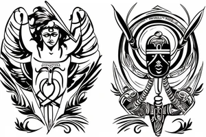 gladiator mercury (forearm) tattoo idea