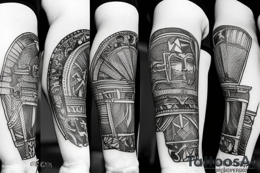gladiator (forearm) tattoo idea