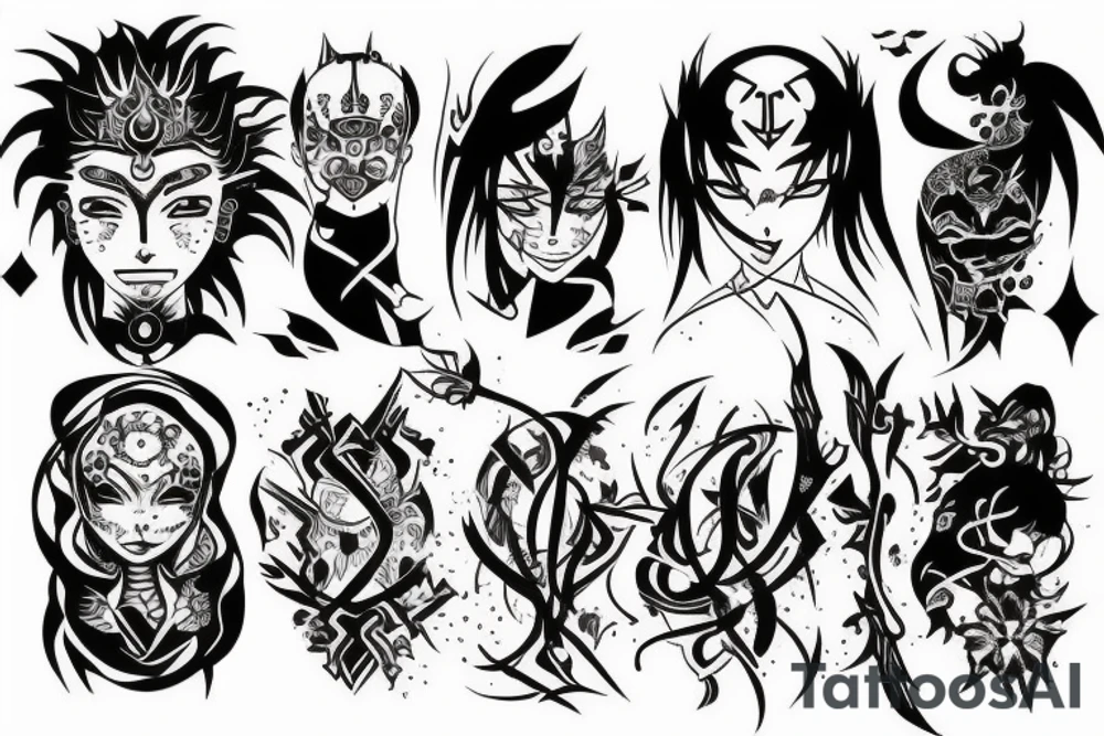 blackwork star (multiple variations, not too big) tattoo idea blackwork star (multiple variations, not too big) tattoo idea