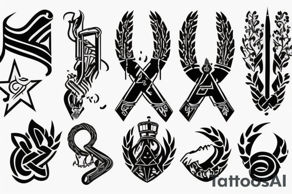 blackwork cccp sign (multiple variations, not too big) tattoo idea blackwork cccp sign (multiple variations, not too big) tattoo idea