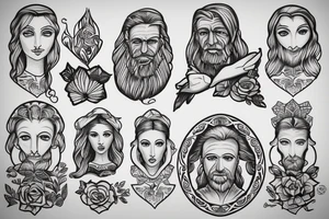 St. Joseph's Staff and Lilly tattoo idea