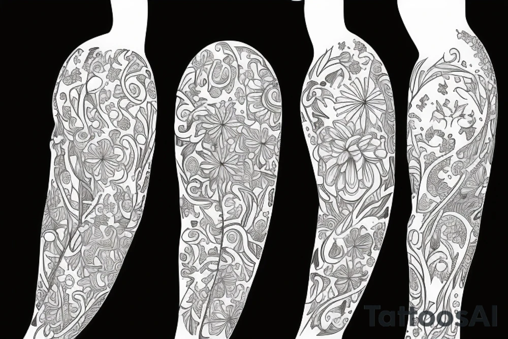 Staff and Lilly tattoo idea