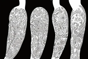 Staff and Lilly tattoo idea