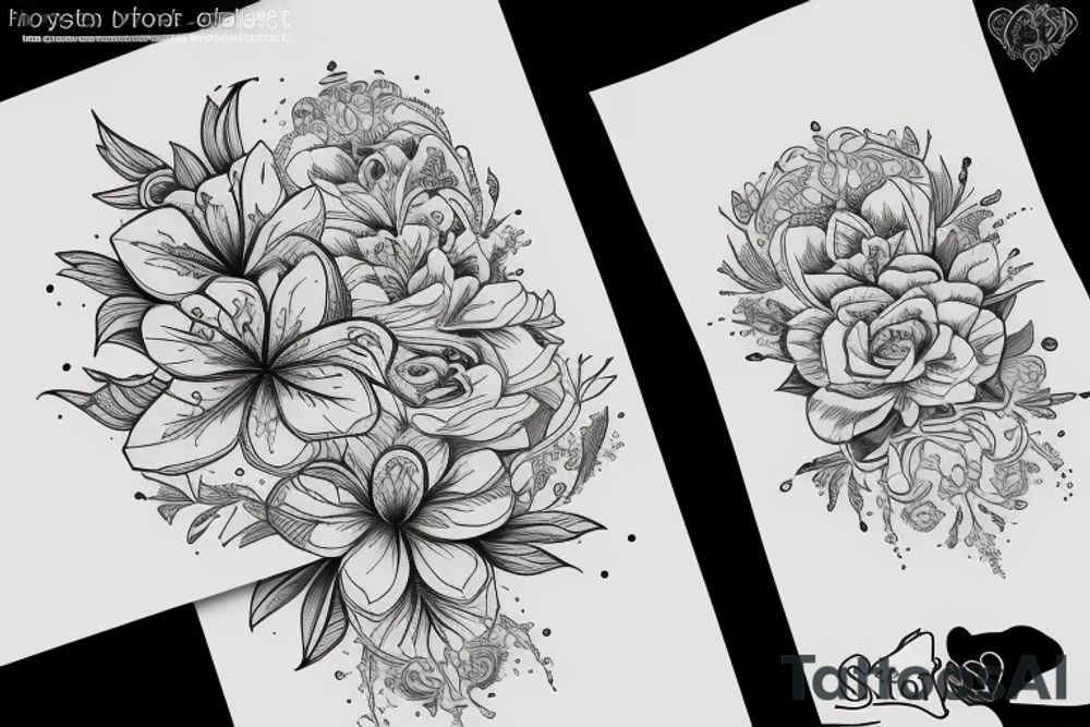 Staff and Lilly tattoo idea