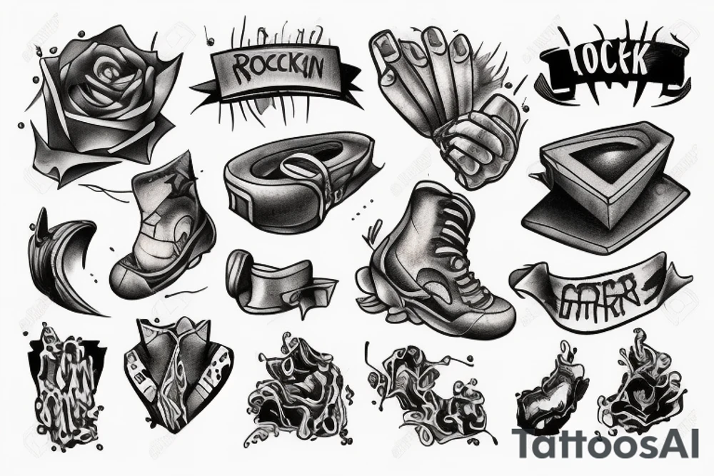 Rock Climbing tattoos tattoo idea