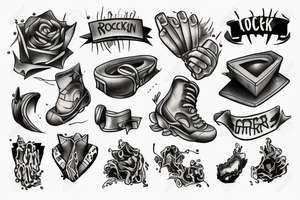 Rock Climbing tattoos tattoo idea