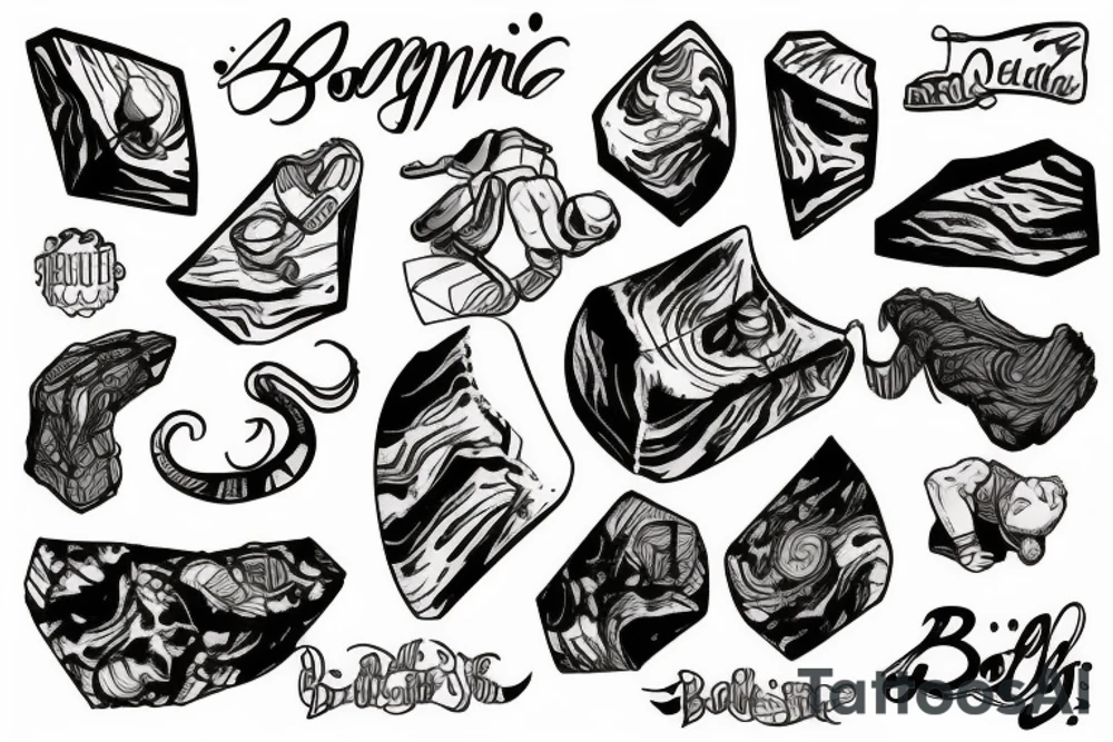 Bouldering tattoo idea