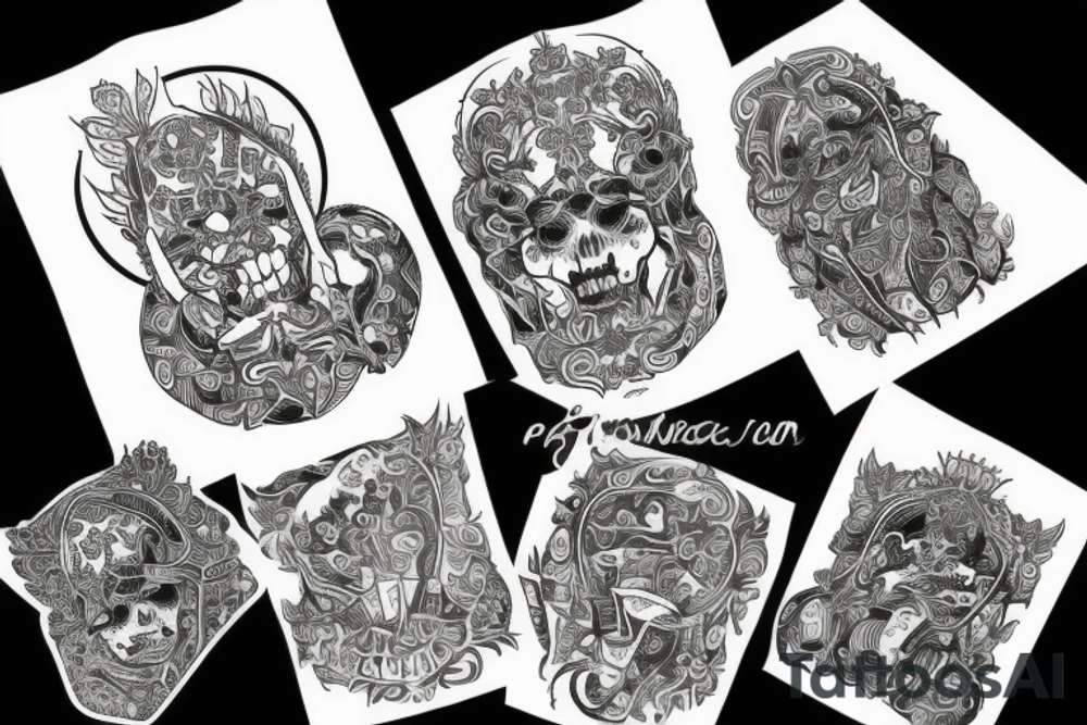 blackwork russian (multiple variations, not too big) tattoo idea blackwork russian (multiple variations, not too big) tattoo idea