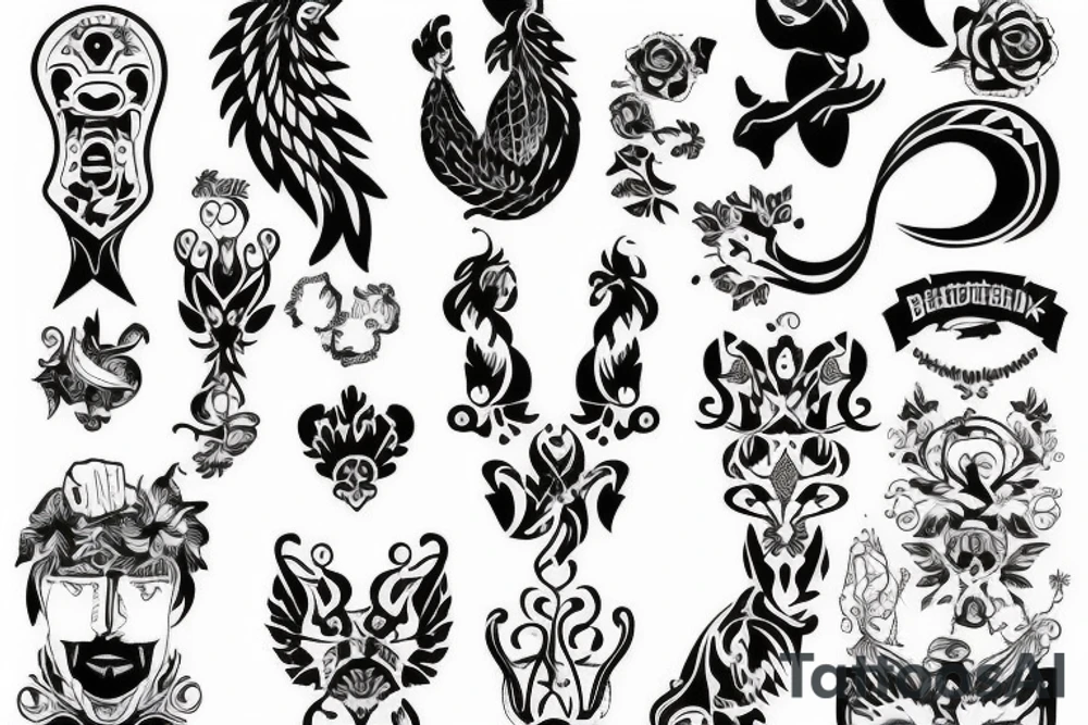blackwork russian (multiple variations, not too big) tattoo idea blackwork russian (multiple variations, not too big) tattoo idea