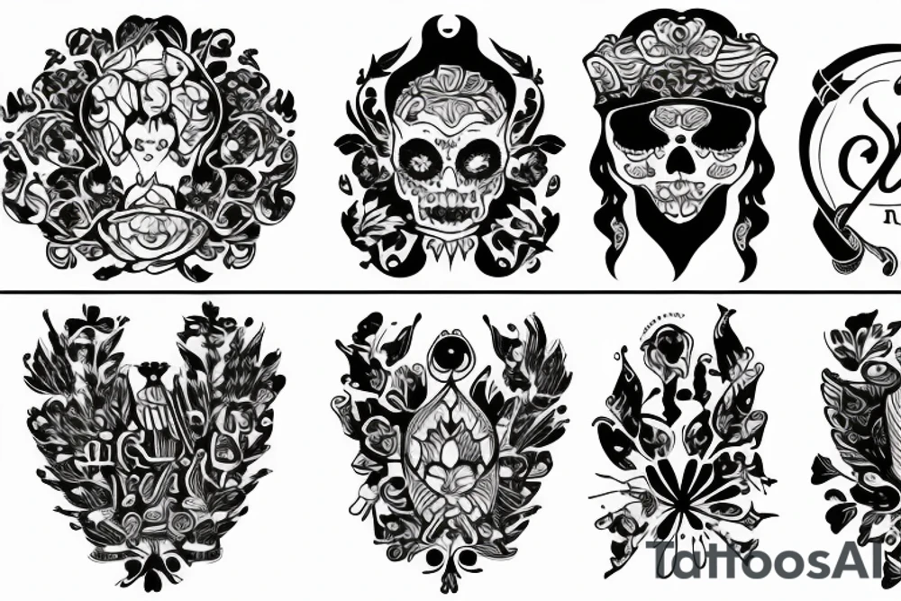 blackwork russian (multiple variations, not too big) tattoo idea blackwork russian (multiple variations, not too big) tattoo idea