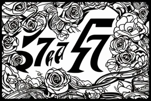 the jersey number 77 to remind me of my father tattoo idea