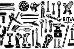 carpentry tools tattoo idea