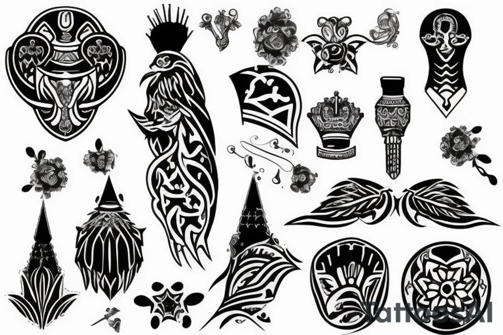 blackwork russian (multiple variations, not too big) tattoo idea blackwork russian (multiple variations, not too big) tattoo idea