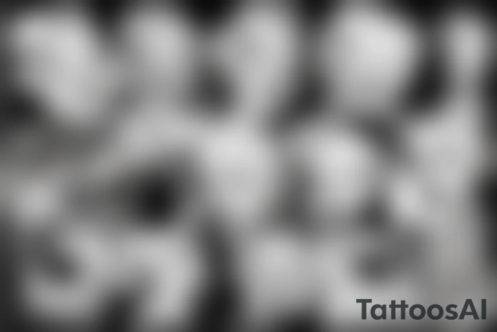 blackwork marylin monroe face  (not too big,) tattoo idea