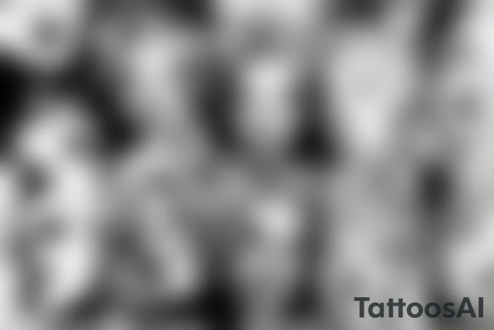 blackwork marylin monroe face  (not too big,) tattoo idea