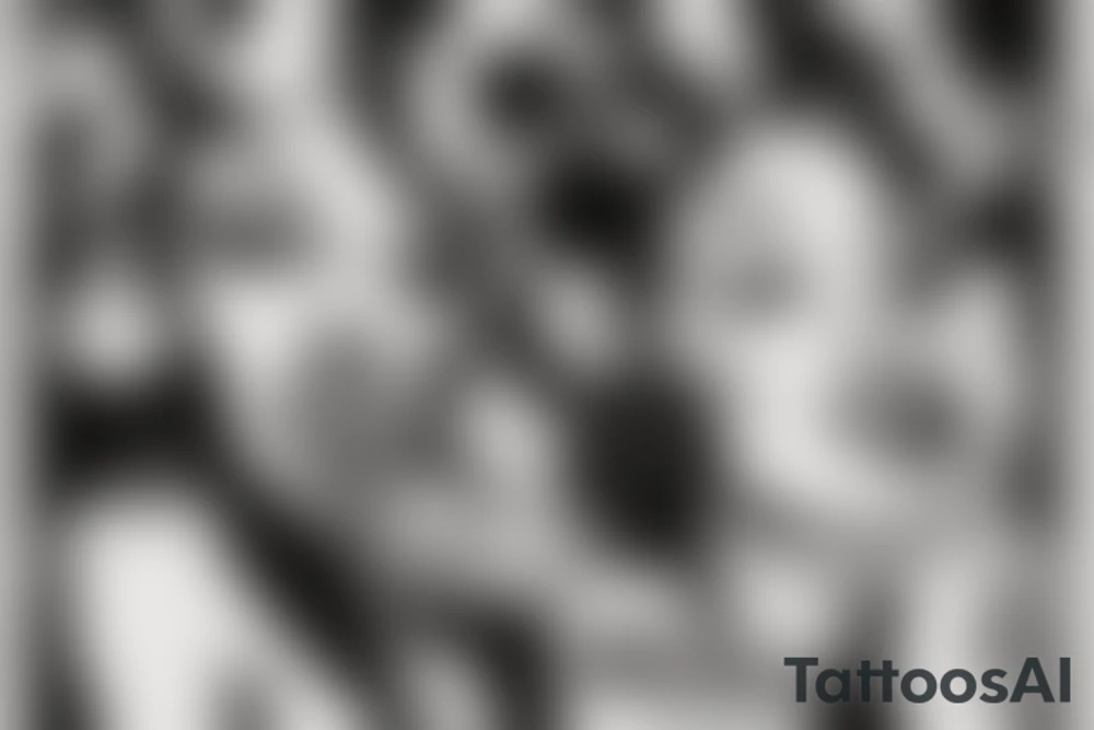blackwork marylin monroe face  (not too big,) tattoo idea