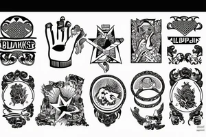 SOVIET blackwork tattoo idea
