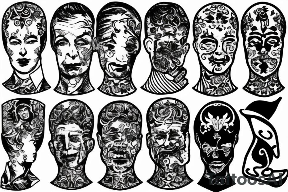 SOVIET blackwork tattoo idea