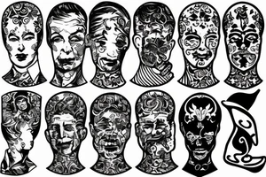 SOVIET blackwork tattoo idea