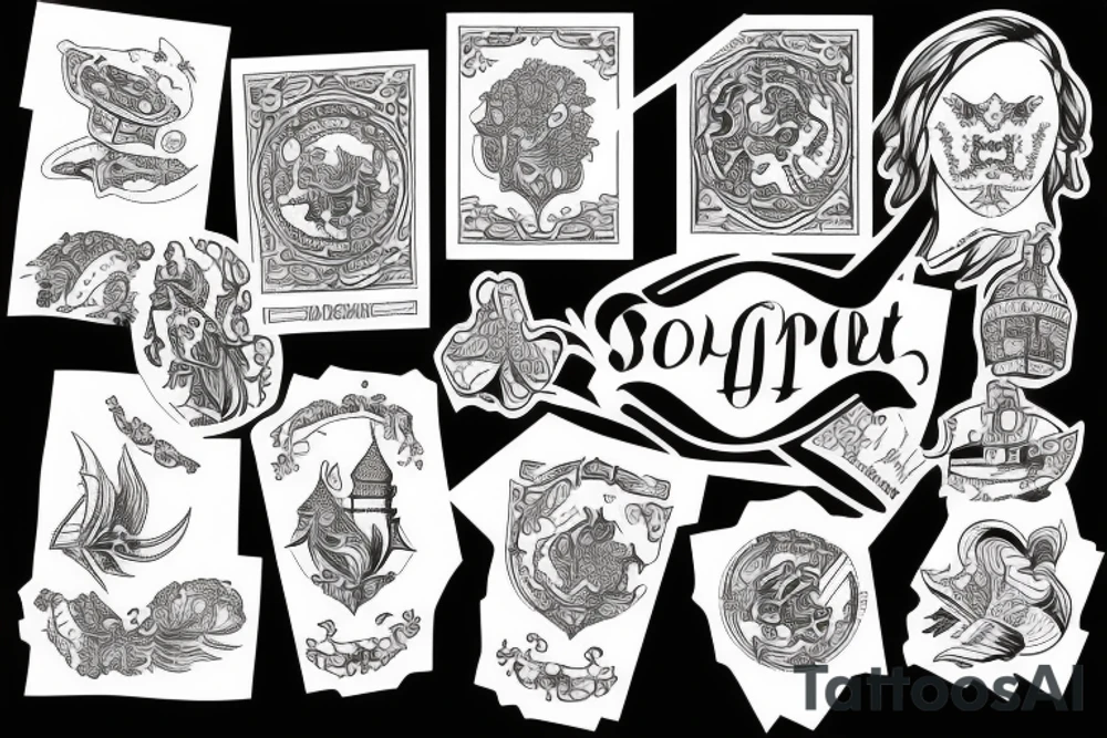 SOVIET blackwork tattoo idea